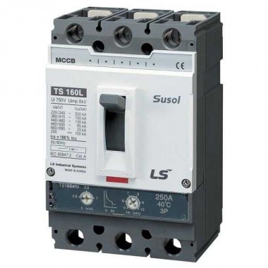 Выключатель автоматический 3п 3т 100А 50кА TS160N FMU LS Electric 105014900