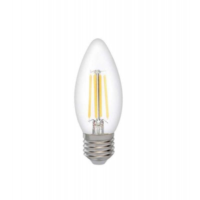 Лампа светодиодная филаментная PLED OMNI 6Вт C35 4000К нейтр. бел. E27 230В/50Гц CL JazzWay 5020542