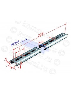 Профиль сталь 3мм К110/1 У1 окрашен. КЭМЗ 465 408018 12