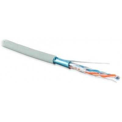 Кабель FUTP2-C5-S24-IN-LSZH-GY-500 витая пара F/UTP кат. 5; 2 пары (24 AWG) ож (solid) экран - фольга LSZH нг(С)-HF (-40град.C - +60град.C) сер.(уп.500м) Hyperline 41479