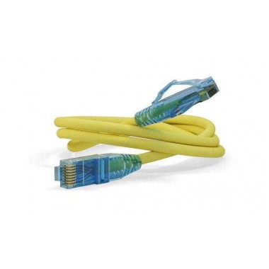 Патч-корд PC-LPM-UTP-RJ45-RJ45-C6-2M-LSZH-YL U/UTP кат.6 LSZH 2м желт. Hyperline 230244