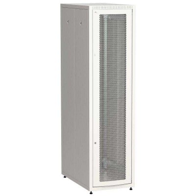 Шкаф сетевой LINEA E 47U 600х1000мм двери 2шт перф. и метал. сер. ITK LE35-47U61-PM