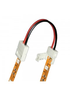 Коннектор (провод) для соединения светодиод. лент UCX-SS2/B20-NNN WHITE 020 POLYBAG (уп.20шт) бел. Uniel 06612