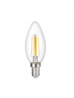 Лампа светодиодная филаментная PLED OMNI 6Вт C35 4000К нейтр. бел. E14 230В/50Гц CL JazzWay 5020511