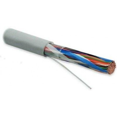 Кабель UUTP50-C3-S26-IN-PVC-GY витая пара U/UTP кат. 3; 50 пар (26 AWG) ож (SOLID) PVC (-20град.C - +60град.C) сер. Hyperline 36546