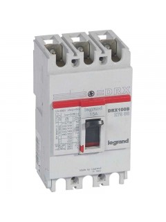Выключатель автоматический 3п 15А 10кА DRX125 термомагнитн. расцеп. Leg 027000
