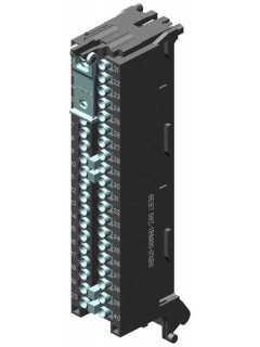 Фронштекер SIMATIC S7-1500с подключением PUSH-IN 40п для модулей шириной 35мм вкомпл. 4 мостика и каб. стяжка Siemens 6ES75921BM000XB0