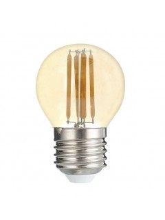 Лампа светодиодная филаментная PLED OMNI 8Вт G45 3000К тепл. бел. E27 230В/50Гц Gold JazzWay 5021600