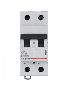 Выключатель автоматический модульный 2п C 16А 4.5кА RX3 Leg 419697