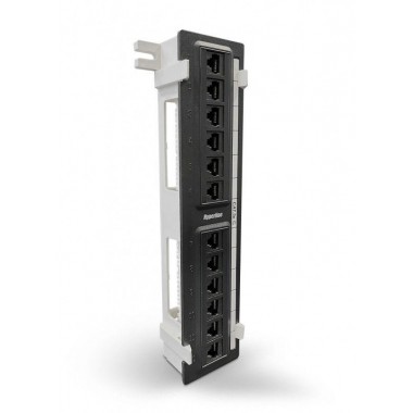 Патч-панель PPW-12-8P8C-C5e настен. 12 портов RJ45(8P8C) кат.5е с подставкой Hyperline 15379