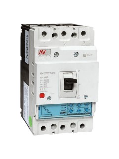 Выключатель автоматический 3п 100А 50кА AV POWER-1/3 ETU2.0 AVERES EKF mccb-13-100-2.0-av