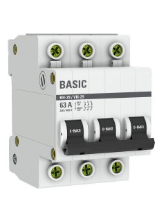 Выключатель нагрузки 3п 63А ВН-29 Basic EKF SL29-3-63-bas