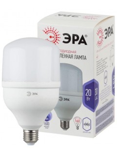 Лампа светодиодная высокомощная STD LED POWER T80-20W-6500-E27 20Вт T80 колокол 6500К холод. бел. E27 1600лм Эра Б0027011