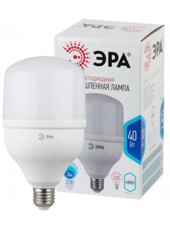 Лампа светодиодная высокомощная STD LED POWER T120-40W-4000-E27 40Вт T120 колокол 4000К нейтр. бел. E27 3200лм Эра Б0027005