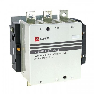 Контактор КТЭ 400А кат. 230В AC 1НО EKF ctr-b-400