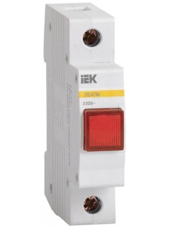 Лампа сигнальная ЛС-47М красн. IEK MLS20-230-K04