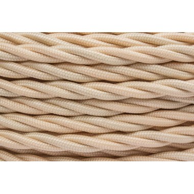 Провод ретро 2х1.5 матов. зол./песочн. (уп.50м) Bironi B1-424-719-50