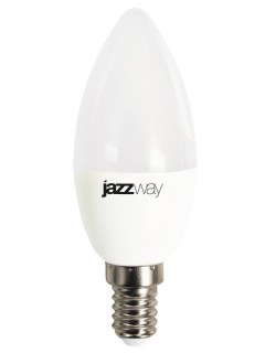 Лампа светодиодная PLED-LX 8Вт C37 свеча 4000К нейтр. бел. E14 JazzWay 5025271