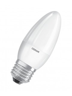 Лампа светодиодная LED Value LVCLB75 10SW/830 10Вт свеча матовая E27 230В 10х1 RU OSRAM 4058075579538