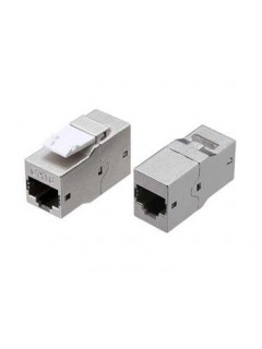 Адаптер проходной CA2-KJ-C6-SH-BK (coupler) RJ-45(8P8C) формата Keystone Jack кат. 6 4 пары экранированный черн. Hyperline 444916