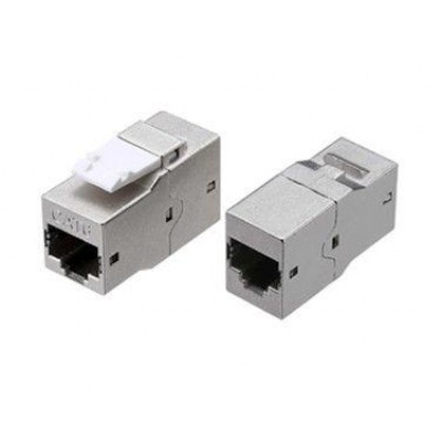 Адаптер проходной CA2-KJ-C6-SH-BK (coupler) RJ-45(8P8C) формата Keystone Jack кат. 6 4 пары экранированный черн. Hyperline 444916