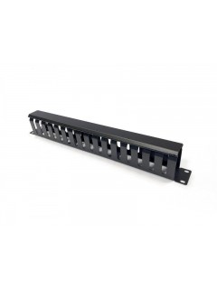 Организатор кабельный с крышкой 19дюйм 1U CM-1U-ML16-COV метал. Hyperline 454711