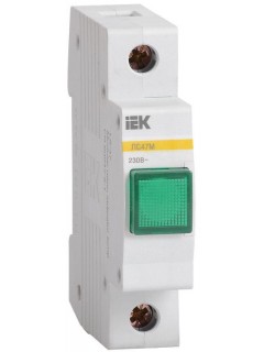 Лампа сигнальная ЛС-47М зел. IEK MLS20-230-K06