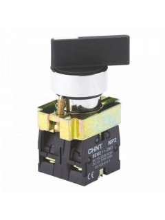 Переключатель NP2-BJ25 2 полож. с фиксацией 1НЗ +1НО IP40 CHINT 574857