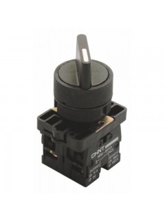 Переключатель NP2-ED25 2 полож. с фиксацией 1НЗ +1НО IP40 CHINT 573781