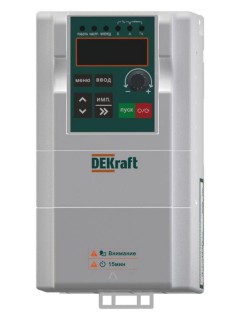 Преобразователь частоты DEKV060 0.75кВт 380В 3ф с тормозн. модулем DEKraft DEKV060G0R75T4B