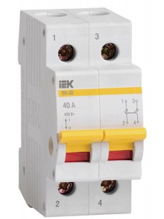 Выключатель нагрузки ВН-32 40А/2П IEK MNV10-2-040