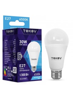 Лампа светодиодная 30Вт А70 6500К Е27 176-264В TOKOV ELECTRIC TKE-A70-E27-30-6.5K