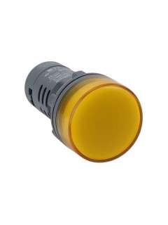 Лампа светосигнальная SB7 d22мм 230В AC желт. моноблочная SE SB7EV08MP