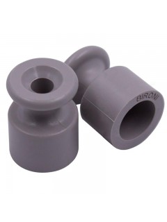 Изолятор для наружного монтажа пластик титан (уп.100шт) Bironi B1-551-26-100
