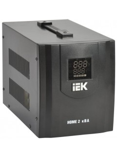 Стабилизатор напряжения HOME СНР 1/220 2кВА переносной IEK IVS20-1-02000