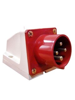 Вилка стационарная 524 32А 3P+PE 380В IP44 EKF ps-524-32-380