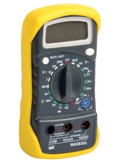 Мультиметр цифровой Master MAS830L IEK TMD-3L-830