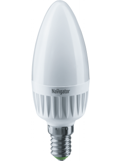 Лампа светодиодная 94 491 NLL-C37-7-230-2.7K-E14-FR 7Вт свеча 2700К тепл. бел. E14 525лм 176-264В Navigator 94491