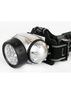 Фонарь налобный LED 5352 14LED 4 режима 3хLR03 металлик Ultraflash 10261