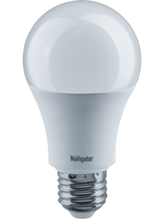 Лампа светодиодная 71 296 NLL-A60-12-230-2.7K-E27 (Standard) 12Вт грушевидная 2700К тепл. бел. E27 900лм 176-264В Navigator 71296