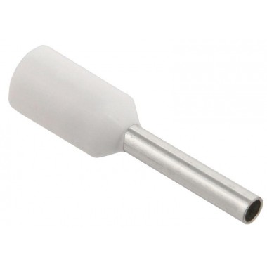 Наконечник НШВИ 0.75-08 бел. (уп.100шт) IEK UGN10-C75-02-08