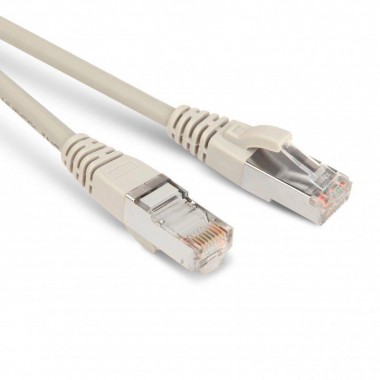 Патч-корд PC-LPM-STP-RJ45-RJ45-C5e-3M-LSZH-GY F/UTP экранир. кат.5e LSZH 3м сер. Hyperline 42338