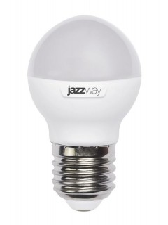 Лампа светодиодная PLED-SP 9Вт G45 шар 3000К тепл. бел. E27 820лм 230В JazzWay 2859631A