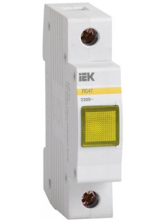 Лампа сигнальная ЛС-47 желт. IEK MLS10-230-K05