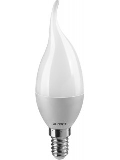 Лампа светодиодная 71 620 OLL-FC37-6-230-2.7K-E14-FR 6Вт свеча на ветру 2700К тепл. бел. E14 450лм 220-240В ОНЛАЙТ 71620