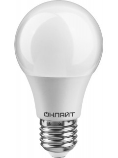 Лампа светодиодная 61 139 OLL-A60-7-230-6.5K-E27 7Вт грушевидная ОНЛАЙТ 61139