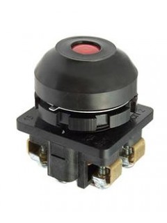 Выключатель кнопочный КЕ-081 У2 исп.2 1з+1р цилиндр IP54 10А 660В красн. Электротехник ET502359