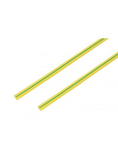 Трубка термоусадочная 6.0/3.0 1м желт./зел. Rexant 20-6007