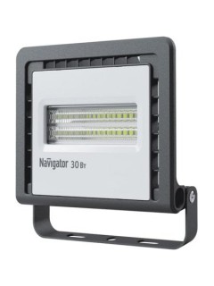 Прожектор светодиодный 14 143 NFL-01-30-4K-LED 30Вт 4000К IP65 2400лм черн. Navigator 14143