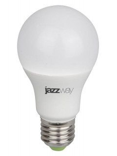 Лампа светодиодная PPG A60 Agro 15Вт A60 грушевидная матовая E27 IP20 для растений frost JazzWay 5025547